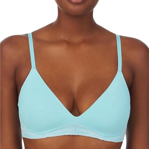 On Gossamer NWT Wire Free Push-Up Tee Shirt Bra in Island Paradise 36C - Picture 1 of 11